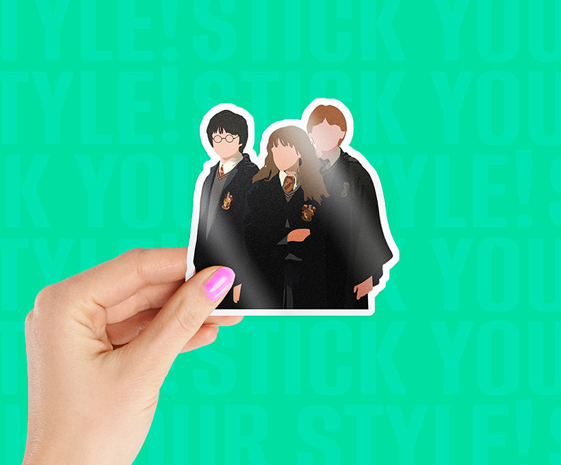 Harry hermione & Ron Magnetic Sticker