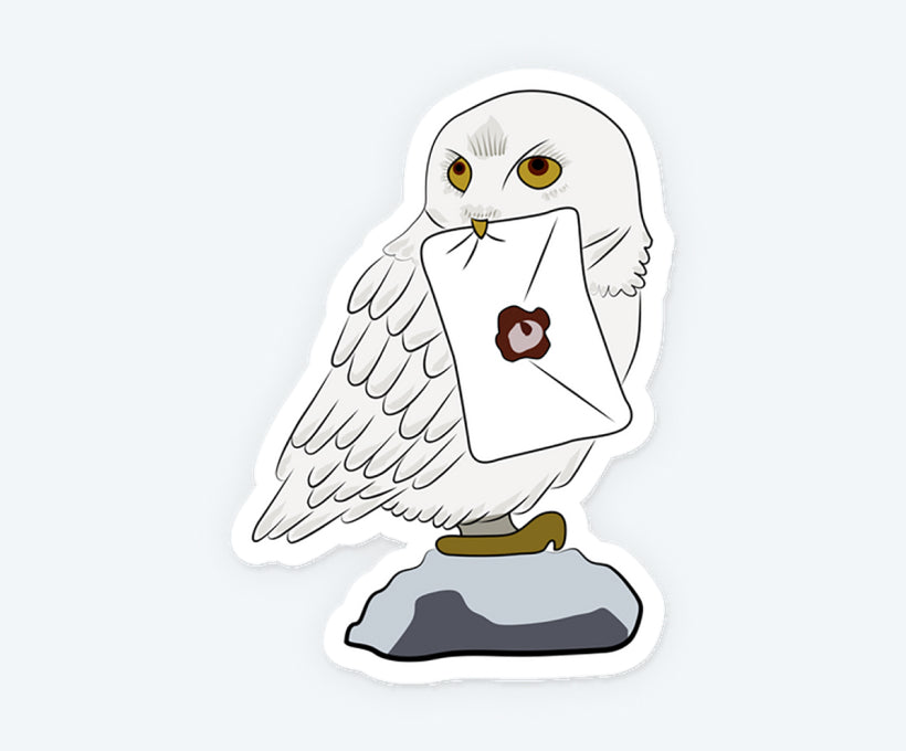 Hedwig Carrying Letter Magnetic Sticker – Stickkar.in