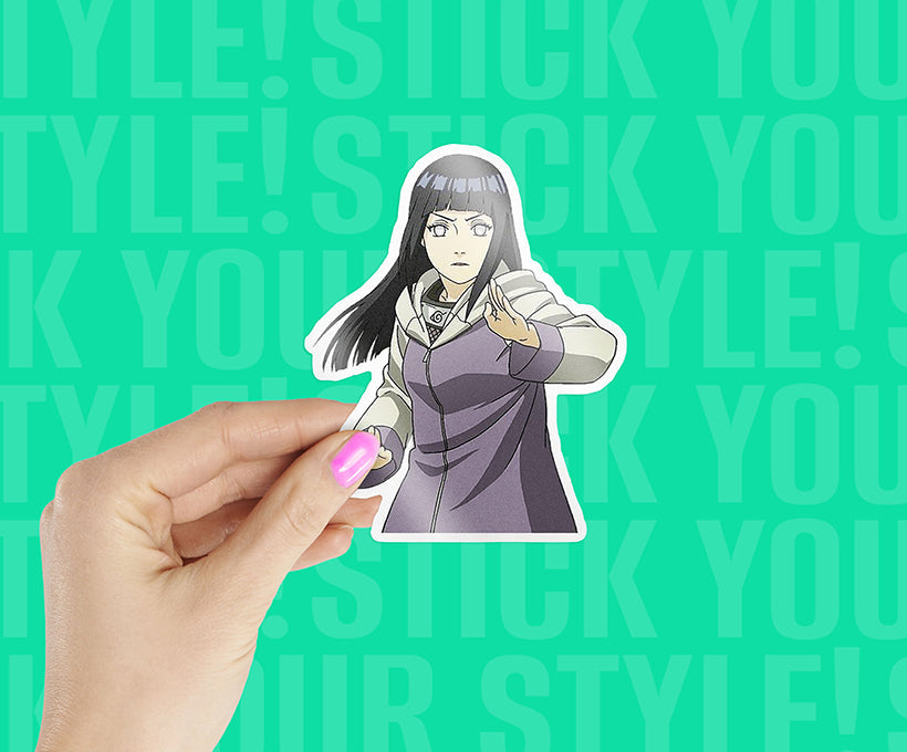 Hinata Hyuga Ninja Magnetic Sticker
