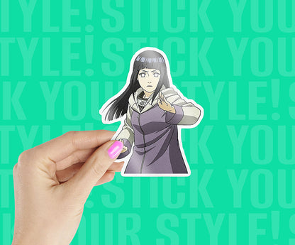 Hinata Hyuga Ninja Magnetic Sticker