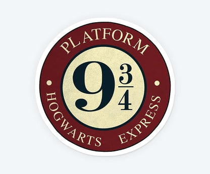 Hogwarts Express Platform Magnetic Sticker