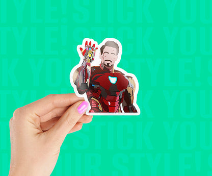 I am Ironman Magnetic Sticker