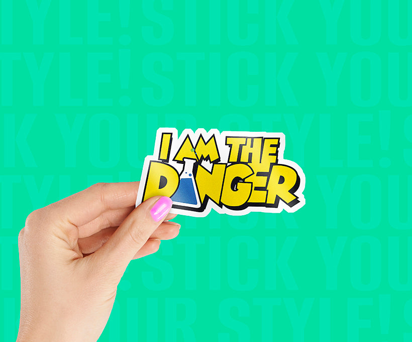 I Am The Danger Magnetic Sticker