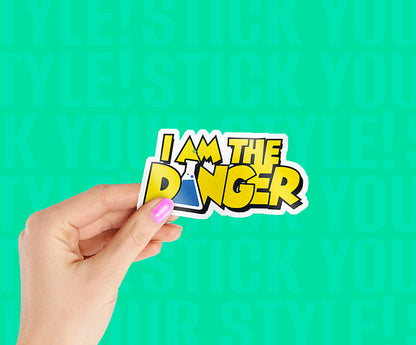 I Am The Danger Magnetic Sticker
