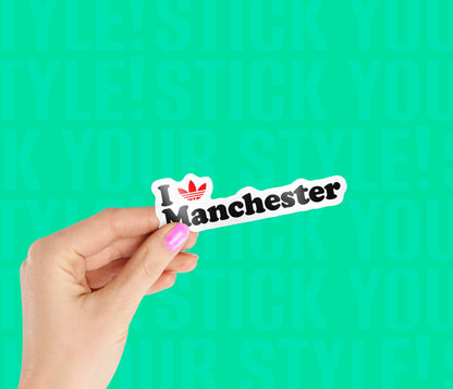 I Love Manchester Magnetic Sticker