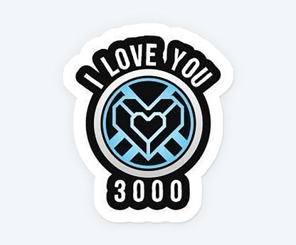 I Love You 3000 Sticker