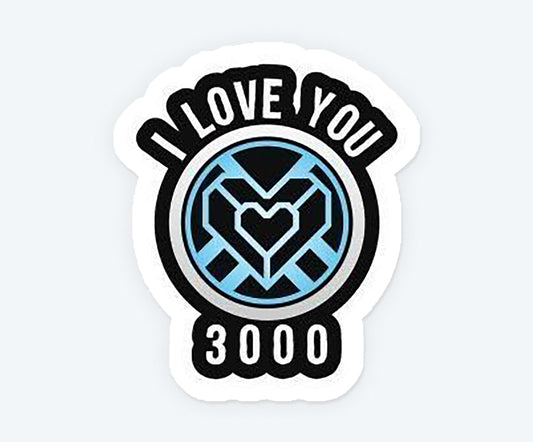 I Love You 3000 Magnetic Sticker