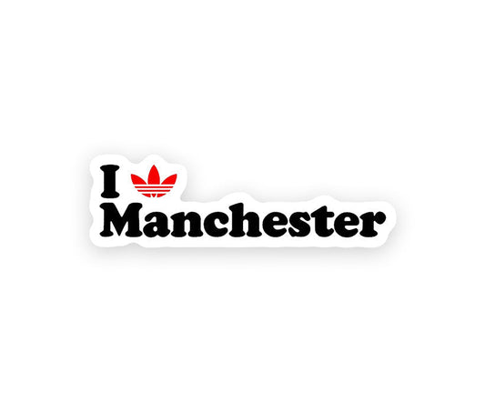 I Love Manchester Magnetic Sticker