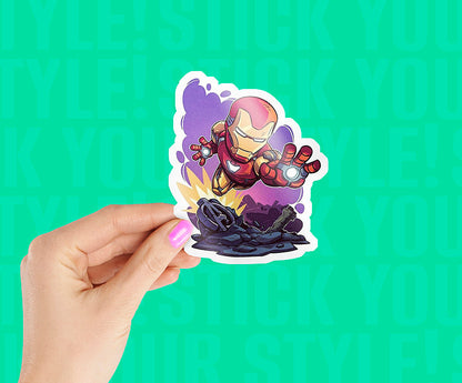 Ironman Super Hero Magnetic Sticker