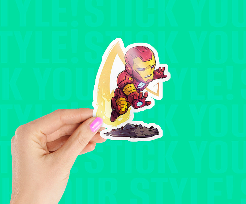 Ironman Super Hero Magnetic Sticker