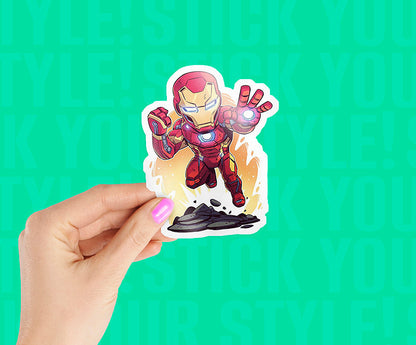 Ironman Strike Magnetic Sticker