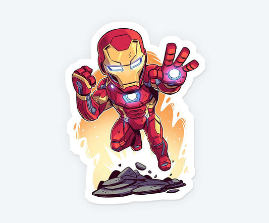 Ironman Strike Magnetic Sticker