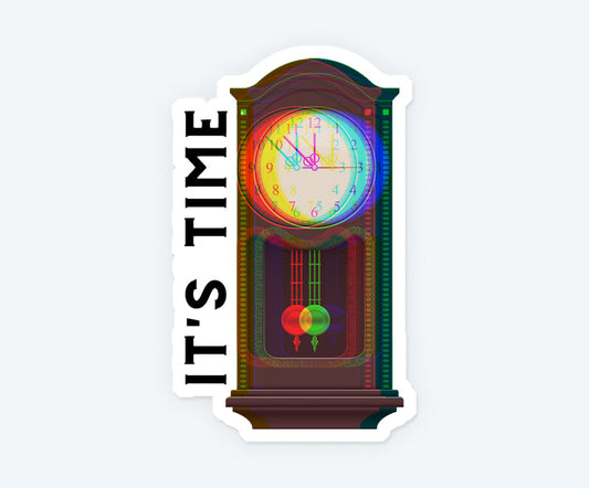 Its Time Stranger Things Magnetic Sticker