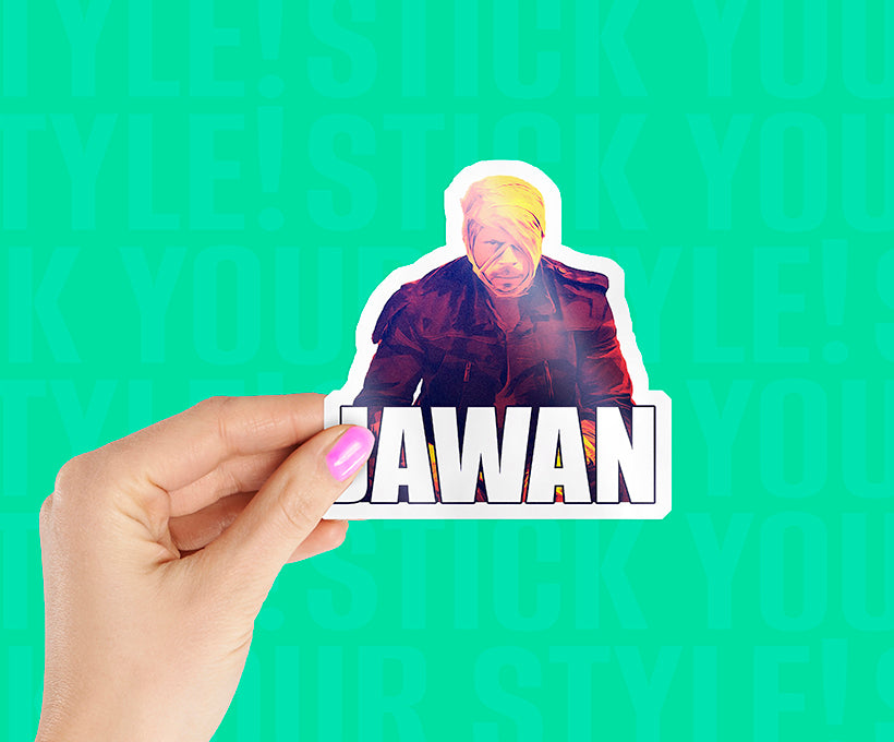 Jawan Shah Rukh Khan Magnetic Sticker
