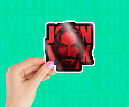 John Wick Title Art Sticker