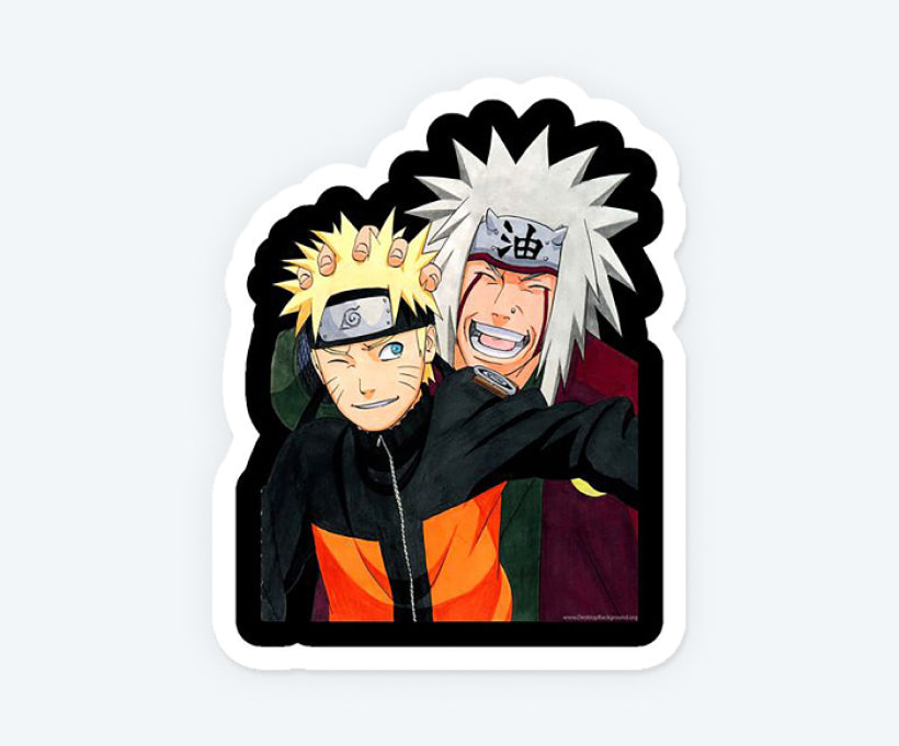 Jiraiya with Naruto Magnetic Sticker