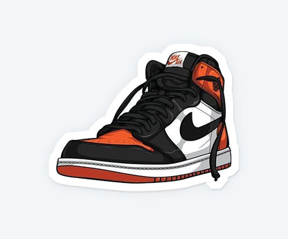 Jordan Shoe Magnetic Sticker