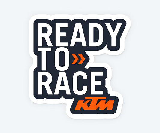 KTM Ready To Race Magnetic Sticker