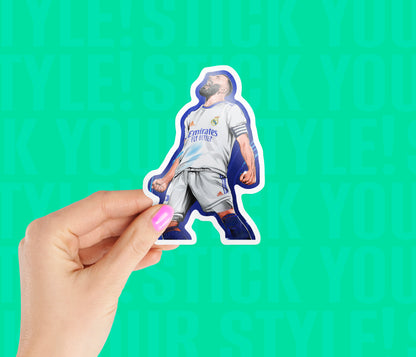 Karim Benzema Real Madrid Club Sticker