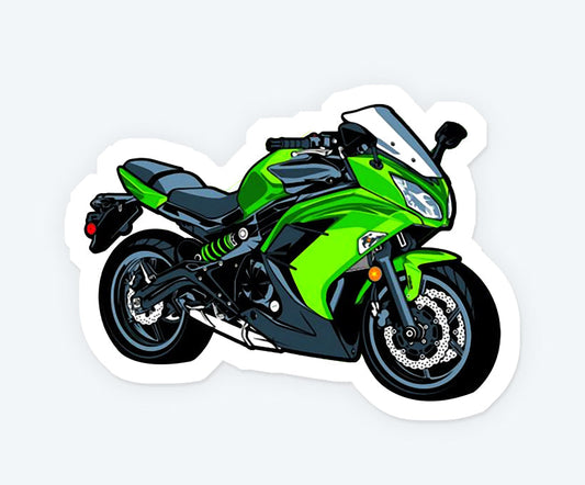 Kawasaki Ninja Bike Magnetic Sticker