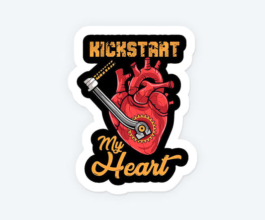 Kickstart My Heart Magnetic Sticker