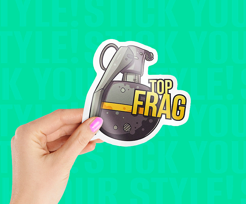 Kill Enemies With Frag Magnetic Sticker