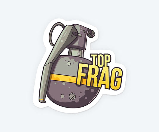 Kill Enemies With Frag Magnetic Sticker
