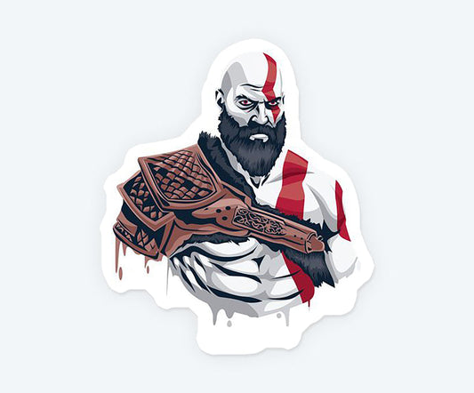 Kratos God Of War Magnetic Sticker