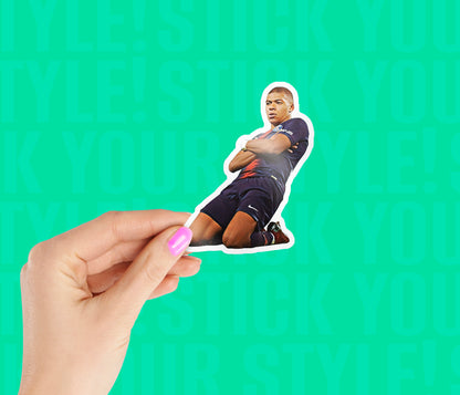 Kylian Mbappe Celebration Sticker