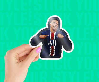 Kylian Mbappe Magnetic Sticker