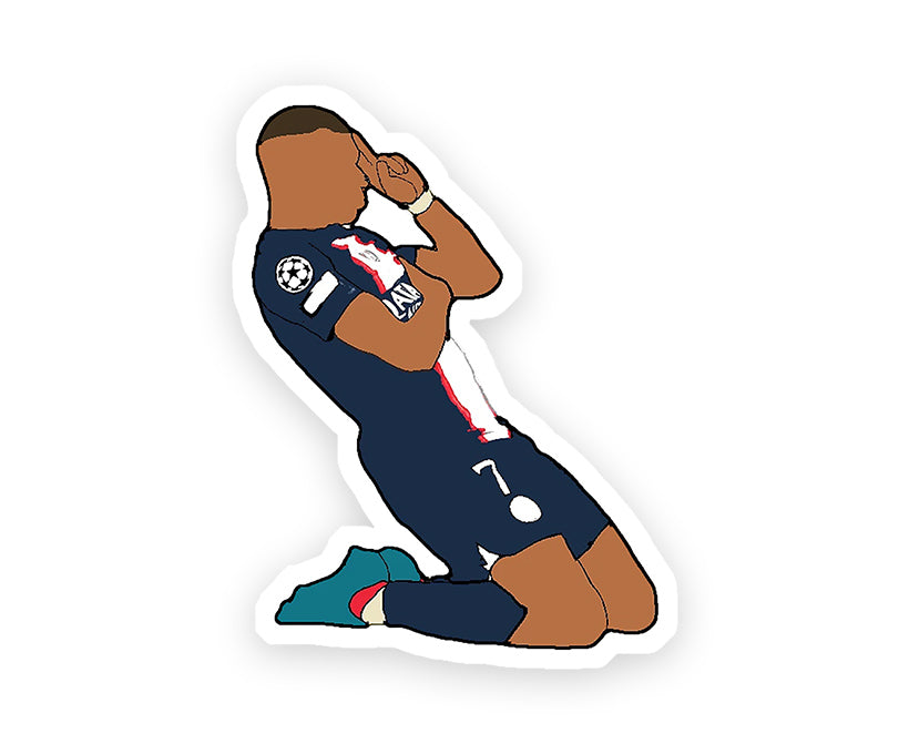 Kylian Mbappe Goal Magnetic Sticker