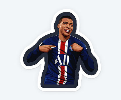 Kylian Mbappe Magnetic Sticker