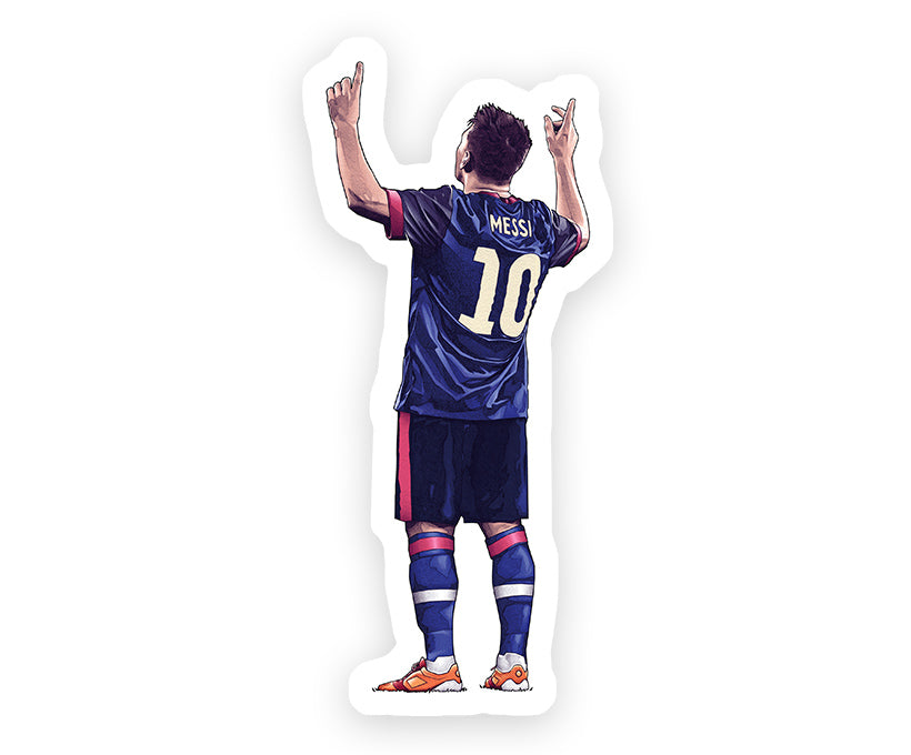 Leo Messi Iconic Magnetic Sticker – Stickkar.in