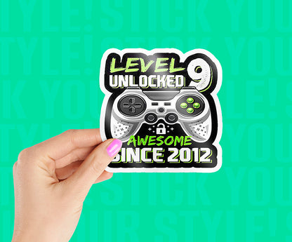 Level Unlocked 9 2012 Sticker