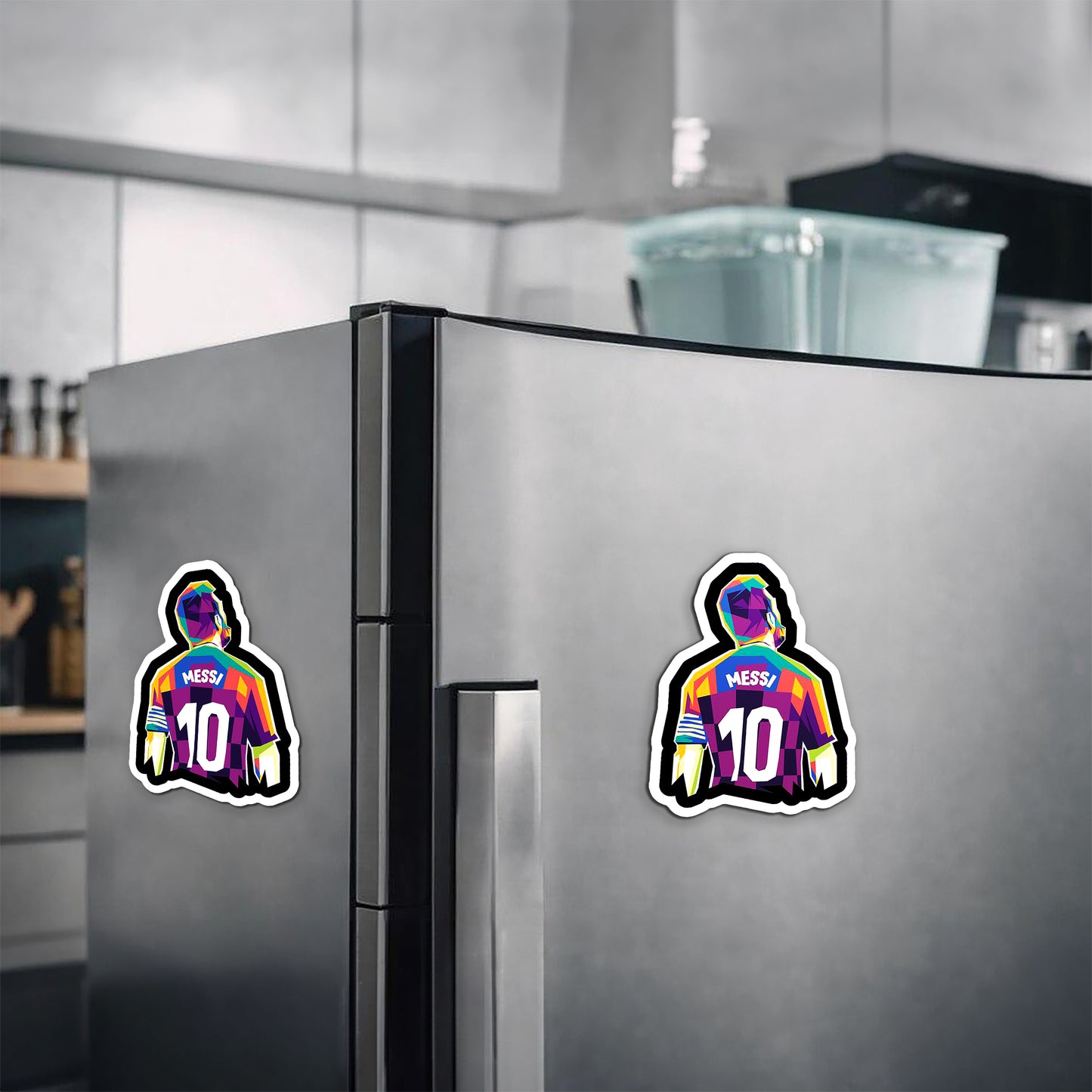 Lionel Messi Artistic Magnetic Sticker