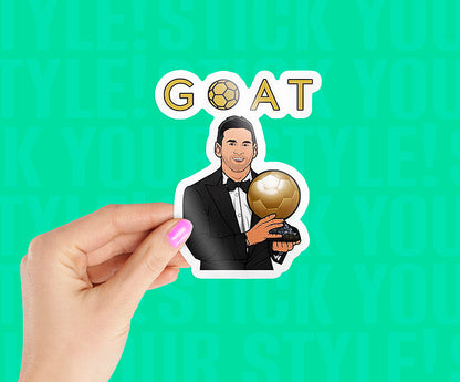 Lionel Messi Goat Magnetic Sticker