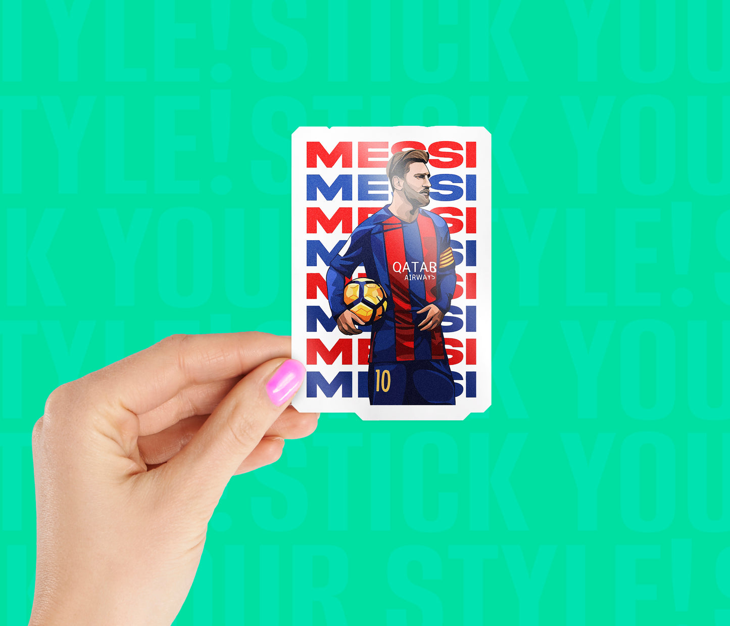 Lionel Messi Iconic Sticker