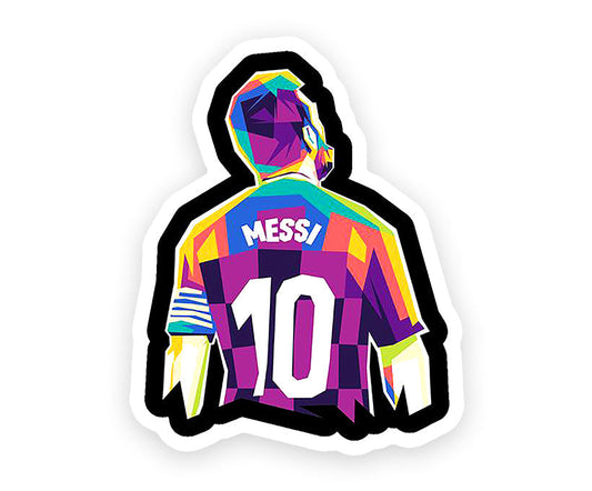 Lionel Messi Artistic Magnetic Sticker