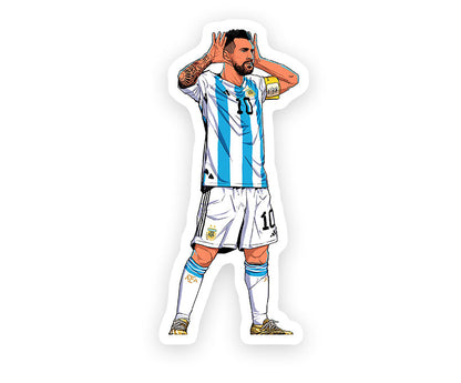 Lionel Messi Goal Magnetic Sticker