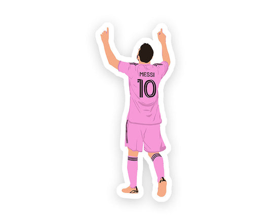 Lionel Messi Inter Miami Magnetic Sticker
