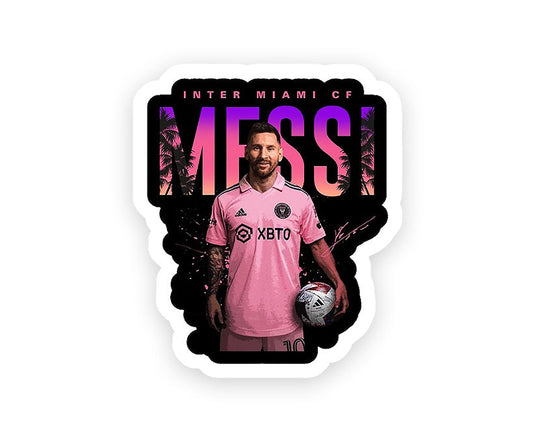 Lionel Messi Miami Magnetic Sticker
