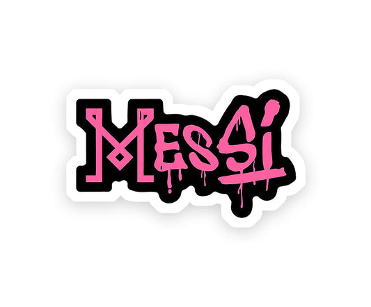 Lionel Messi Name Magnetic Sticker