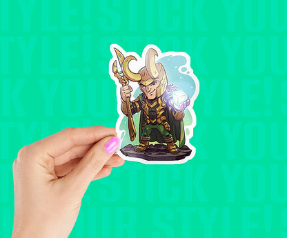 Loki Super Villain Sticker