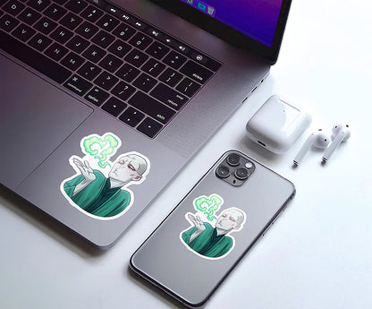 Lord Voldemort Cartoon Sticker