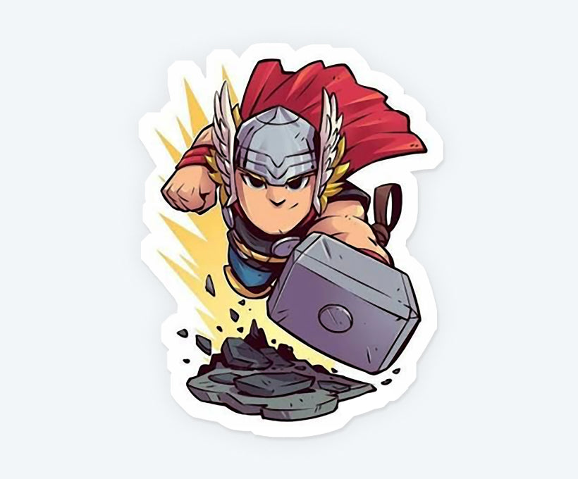 Love And Thunder Thor Magnetic Sticker