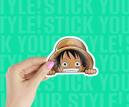 Luffy peaking Magnetic Sticker