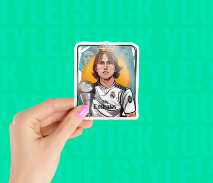 Luka Modric Champion Magnetic Sticker