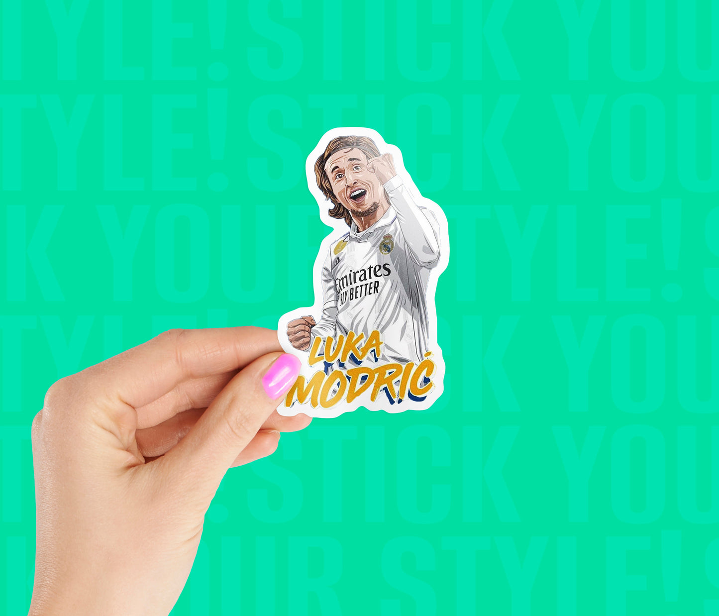 Luka Modric Poster Magnetic Sticker