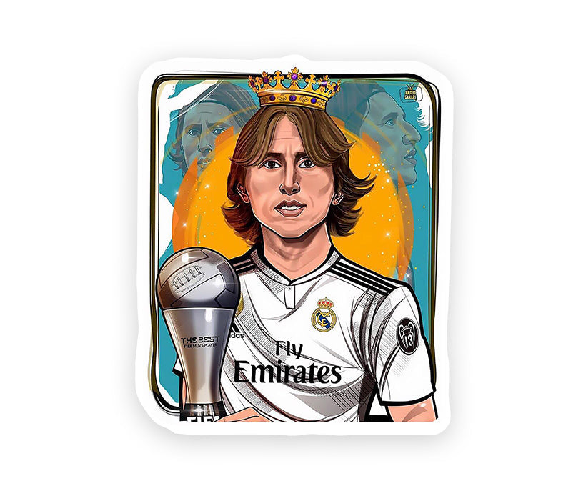 Luka Modric Champion Magnetic Sticker