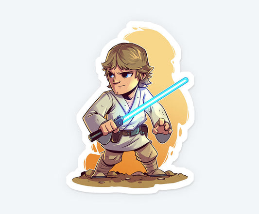 Luke Skywalker Star Wars Magnetic Sticker